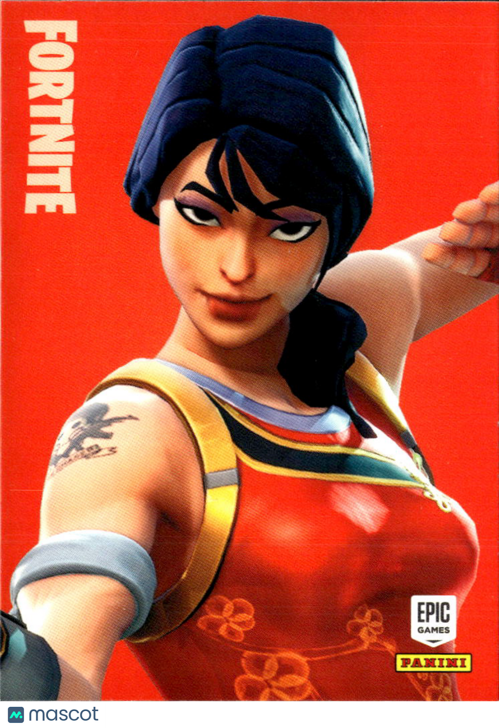 2019 Panini Fortnite #137 Scarlet defender uncommon outfit