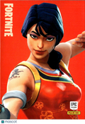 2019 Panini Fortnite #137 Scarlet defender uncommon outfit