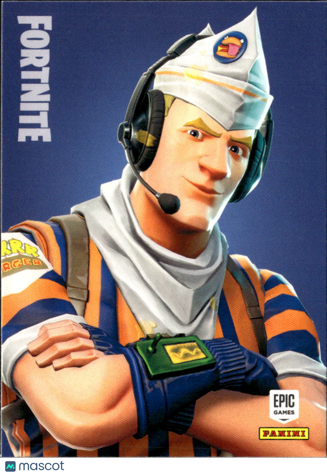 2019 Panini Fortnite #127 Grill sergeant uncommon outfit