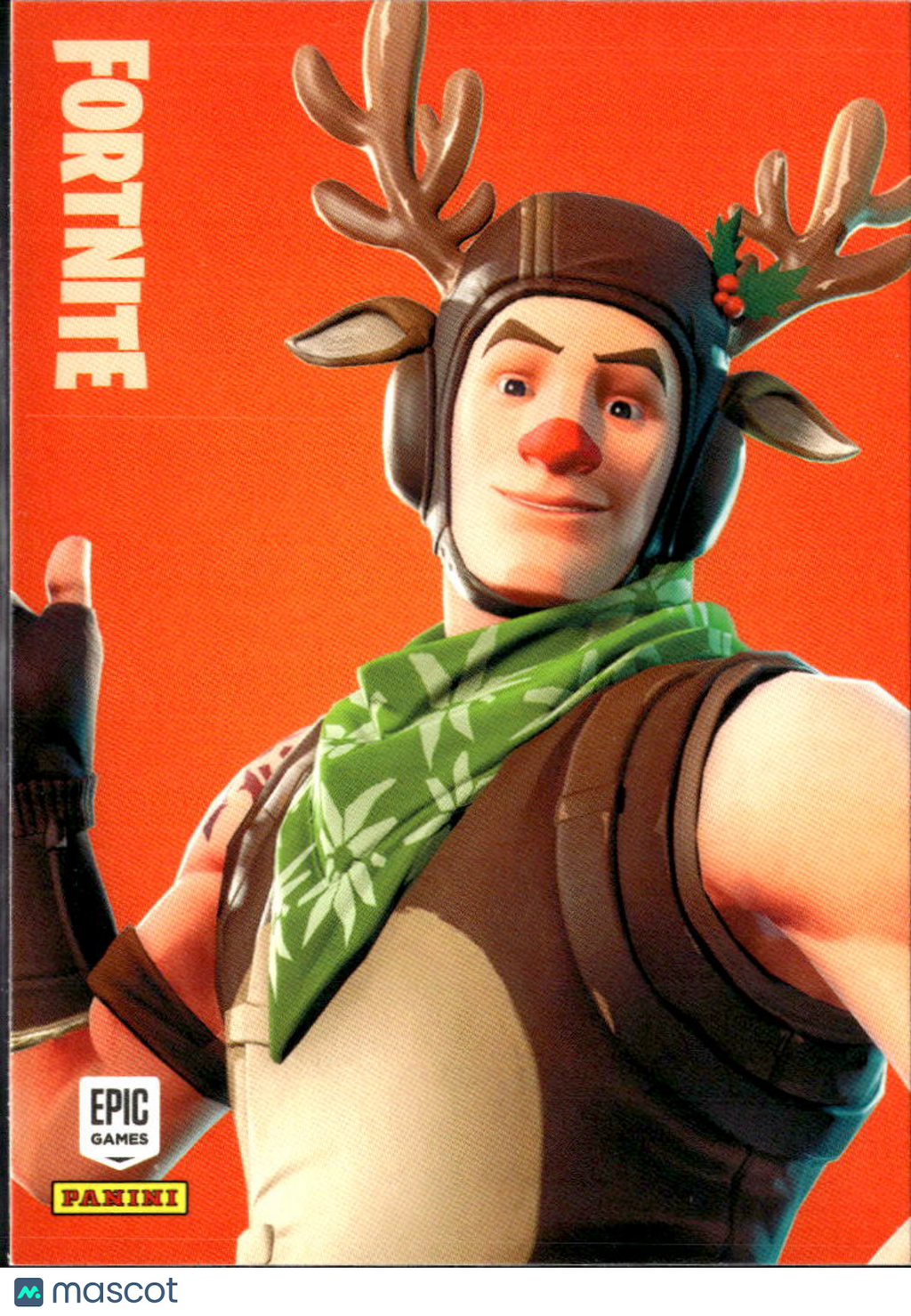 2019 Panini Fortnite #124 Red-nose ranger uncommon outfit