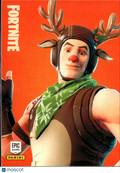 2019 Panini Fortnite #124 Red-nose ranger uncommon outfit