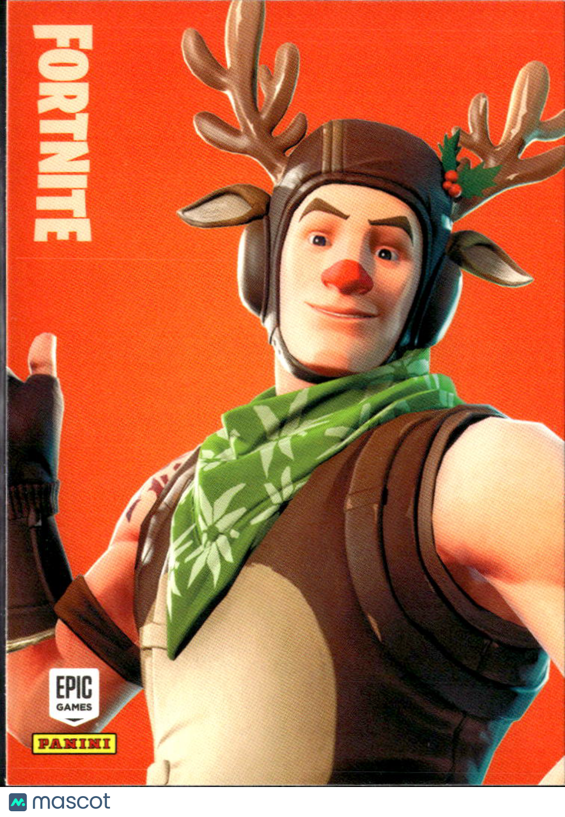 2019 Panini Fortnite #124 Red-nose ranger uncommon outfit