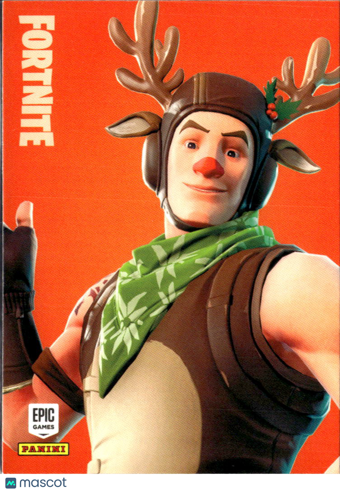 2019 Panini Fortnite #124 Red-nose ranger uncommon outfit