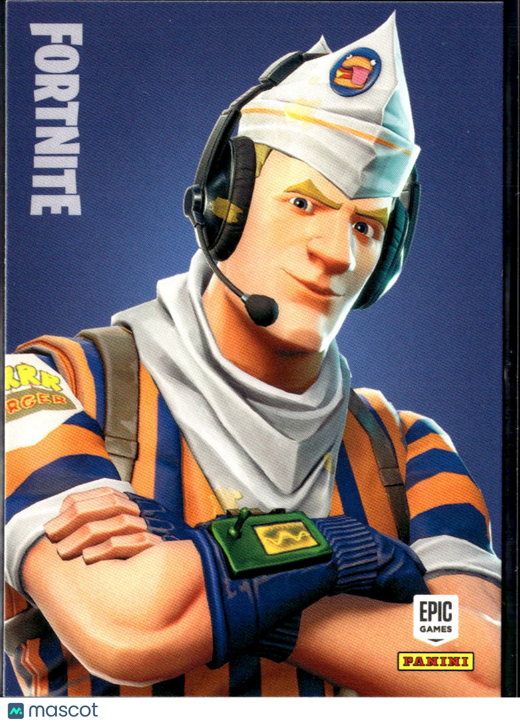 2019 Panini Fortnite #127 Grill sergeant uncommon outfit