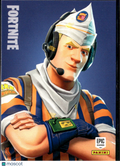2019 Panini Fortnite #127 Grill sergeant uncommon outfit