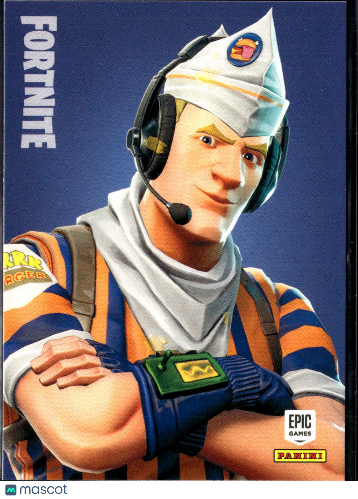 2019 Panini Fortnite #127 Grill sergeant uncommon outfit