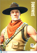 2019 Panini Fortnite #195 Sash sargeant rare outfit