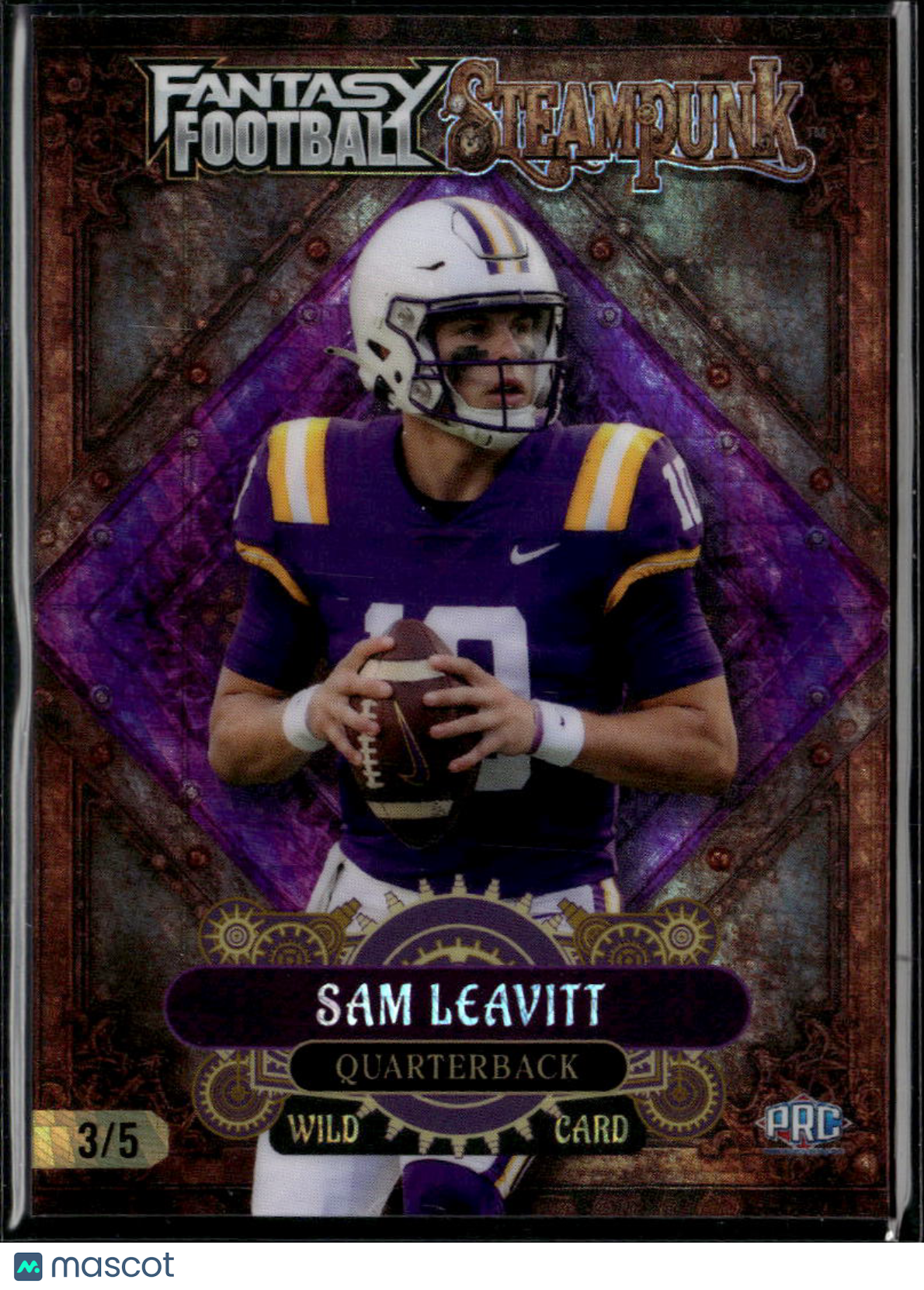 Sam Leavitt 2026 Wild Card Fantasy Rookie RC LSU Tigers 3/5