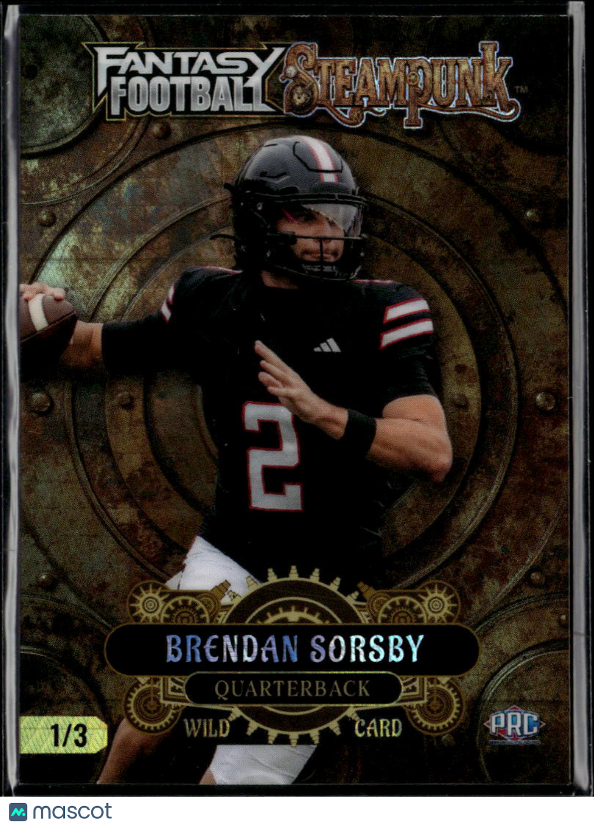 Brendan Sorsby 2026 Wild Card Rookie RC Steampunk Texas Tech /3