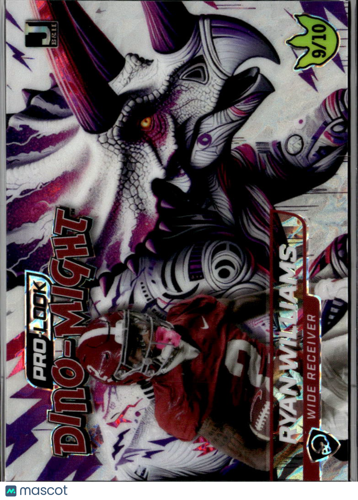 Ryan Williams 2025 Wild Card Alumination Rookie RC 9/10 Alabama Crimson Tide