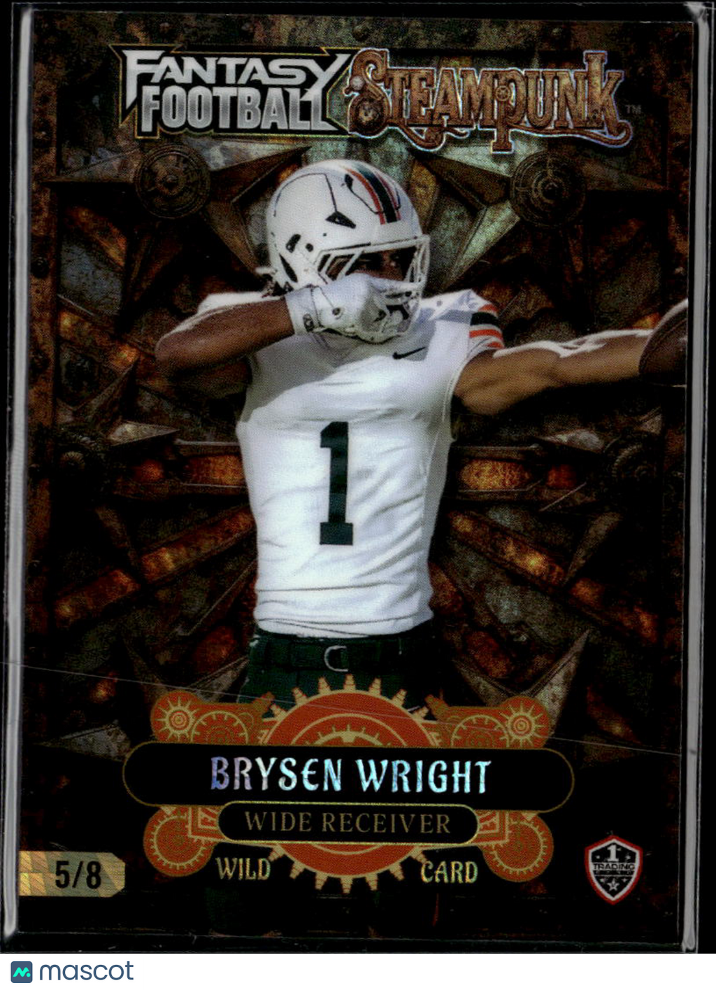 Brysen Wright 2026 Wild Card FRookie RC Steampunk /8