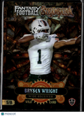 Brysen Wright 2026 Wild Card FRookie RC Steampunk /8