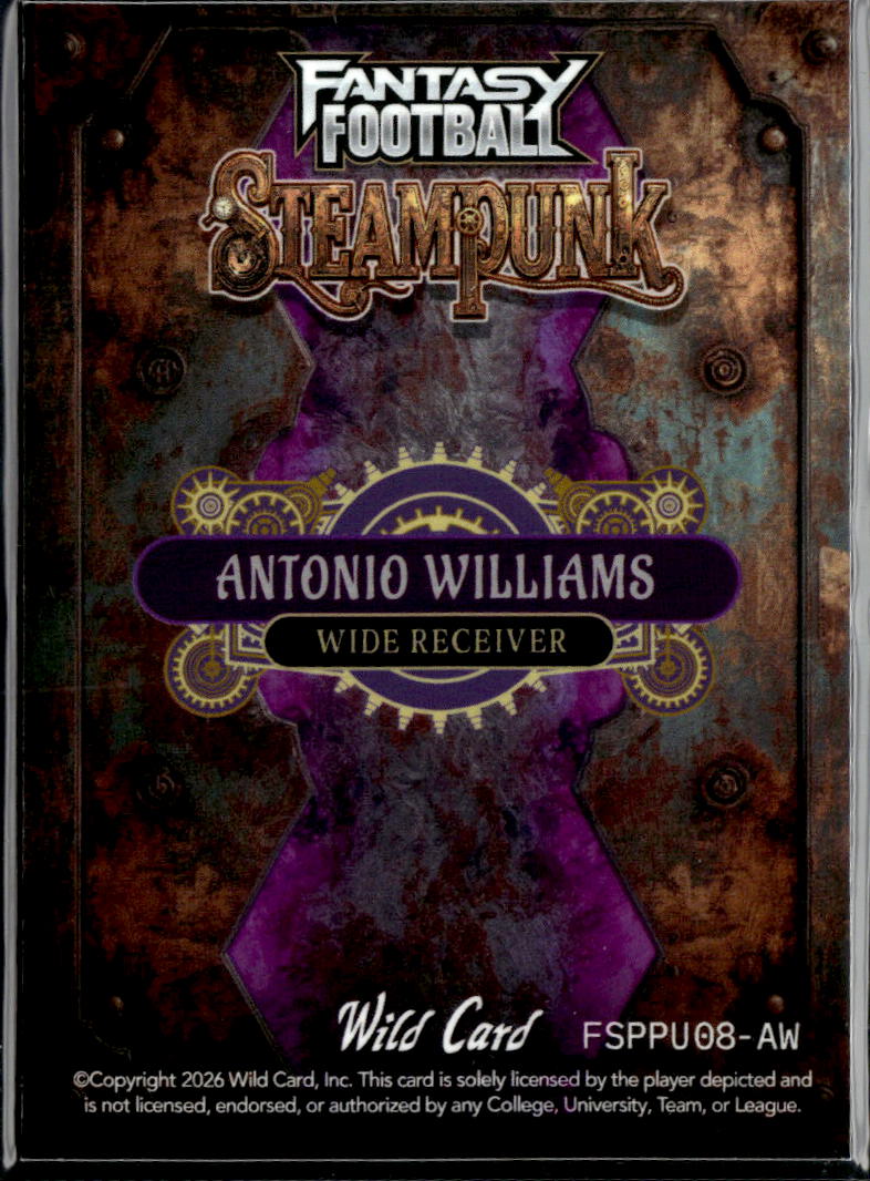 Antonio Williams 2026 Wild Card Rookie RC /8 Clemson Tigers
