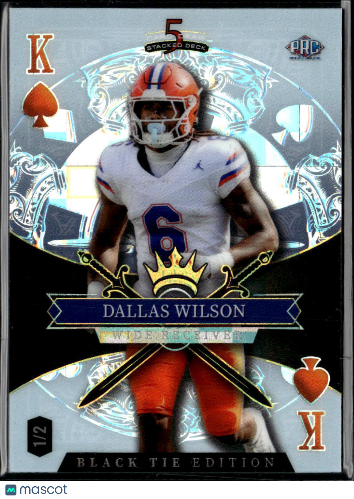 Dallas Wilson 2026 Wild Card 5 Rookie RC Black Tie Edition 1/2