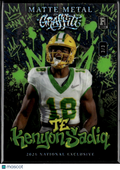 Kenyon Sadiq 2026 Wild Card Matte Metal Graffiti Oregon Ducks /3