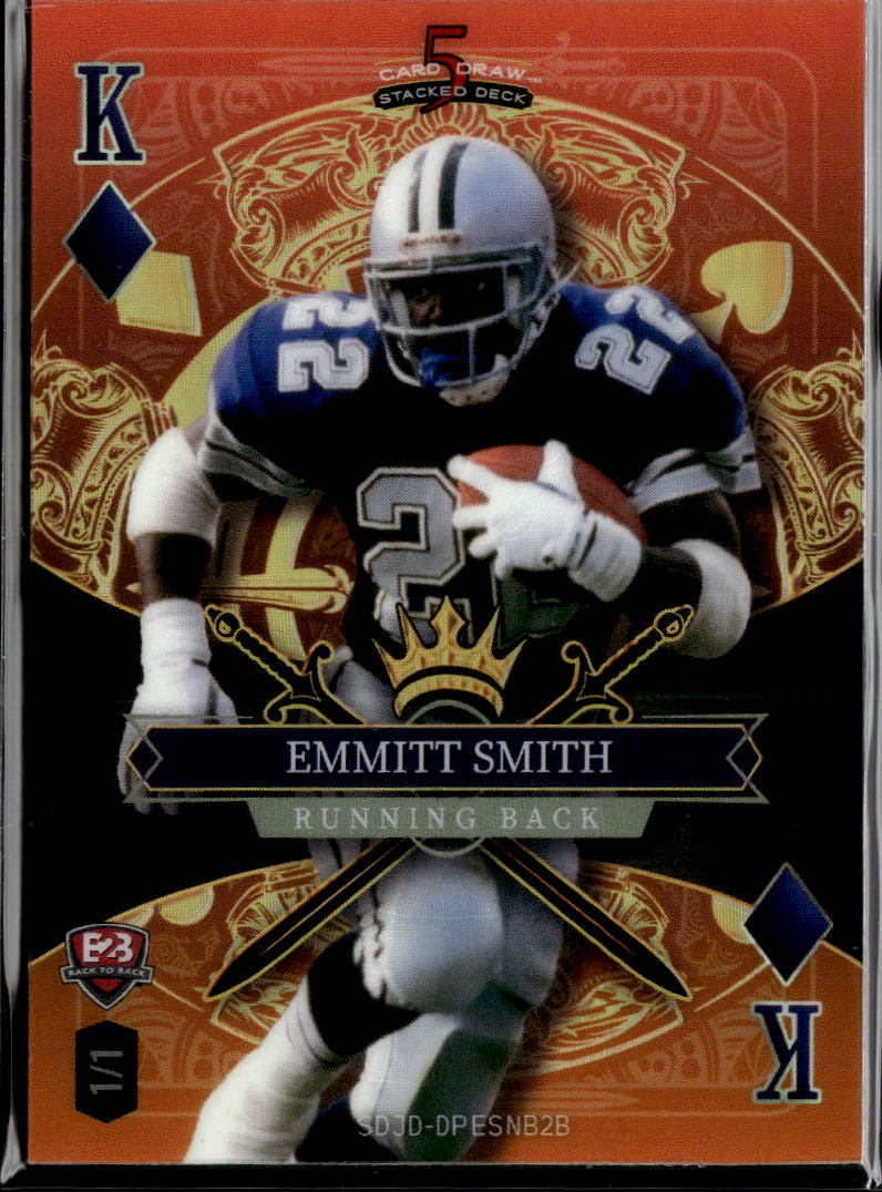Dak Prescott / Emmitt Smith 2023 Wild Card 1/1 Dallas Cowboys