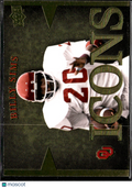 Billy Sims 2011 Upper Deck University of Oklahoma Icons Oklahoma Sooners