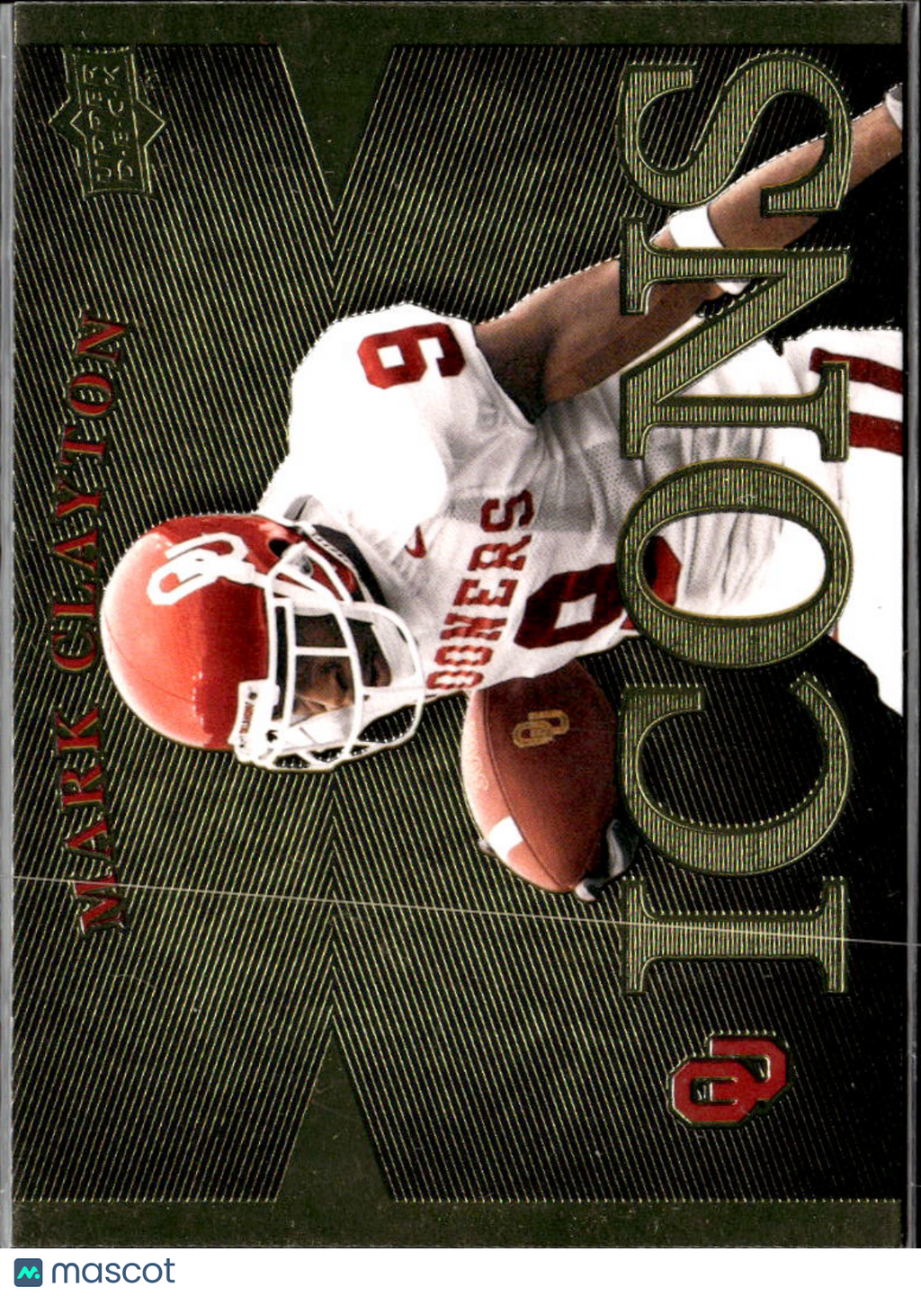 Mark Clayton 2011 Upper Deck University of Oklahoma Icons Oklahoma Sooners