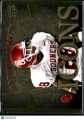 Antonio Perkins 2011 Upper Deck Icons Oklahoma Sooners