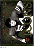 Tom Brahaney 2011 Upper Deck Icons Oklahoma Sooners