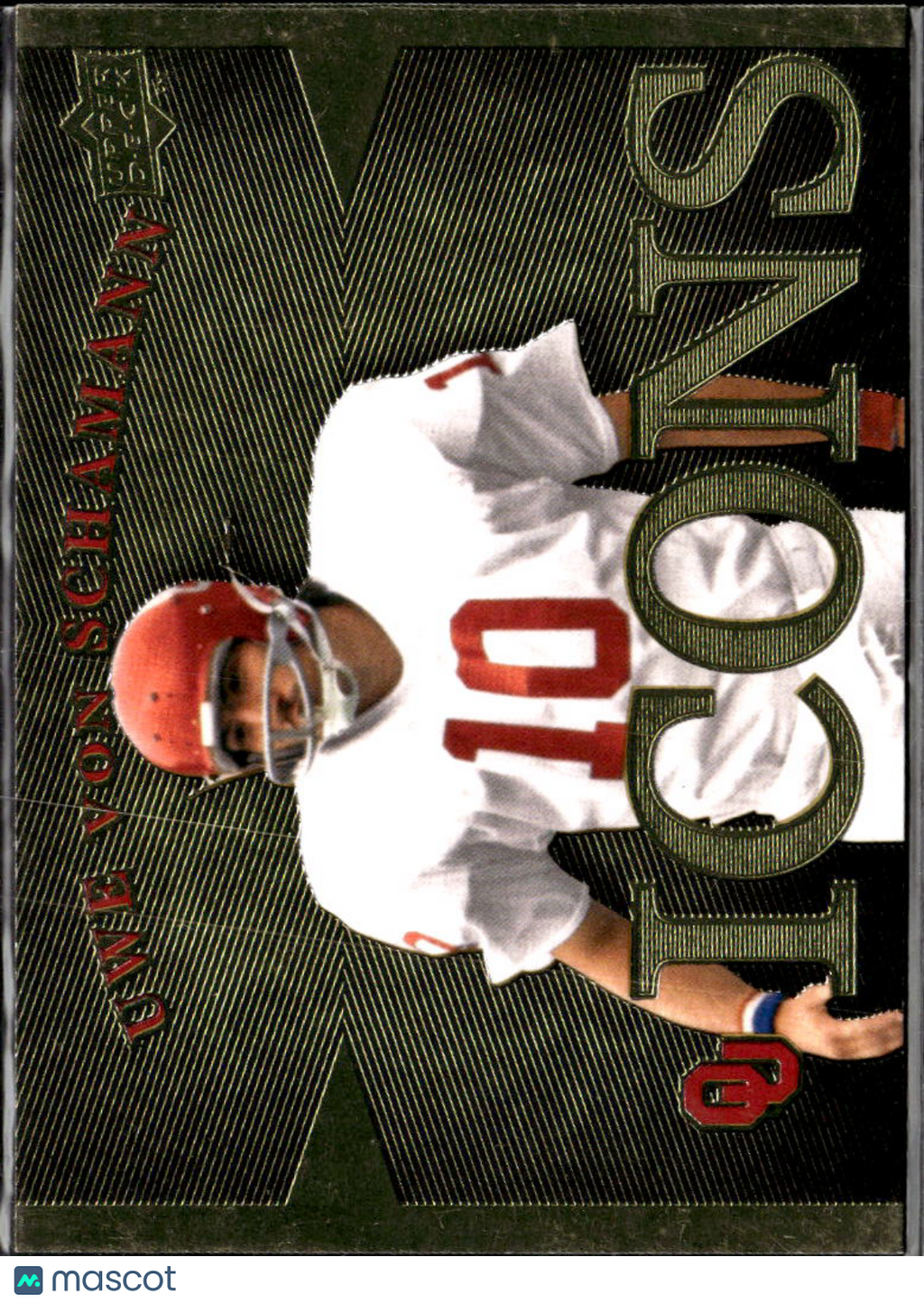 Uwe von Schamann 2011 Upper Deck Icons Oklahoma Sooners