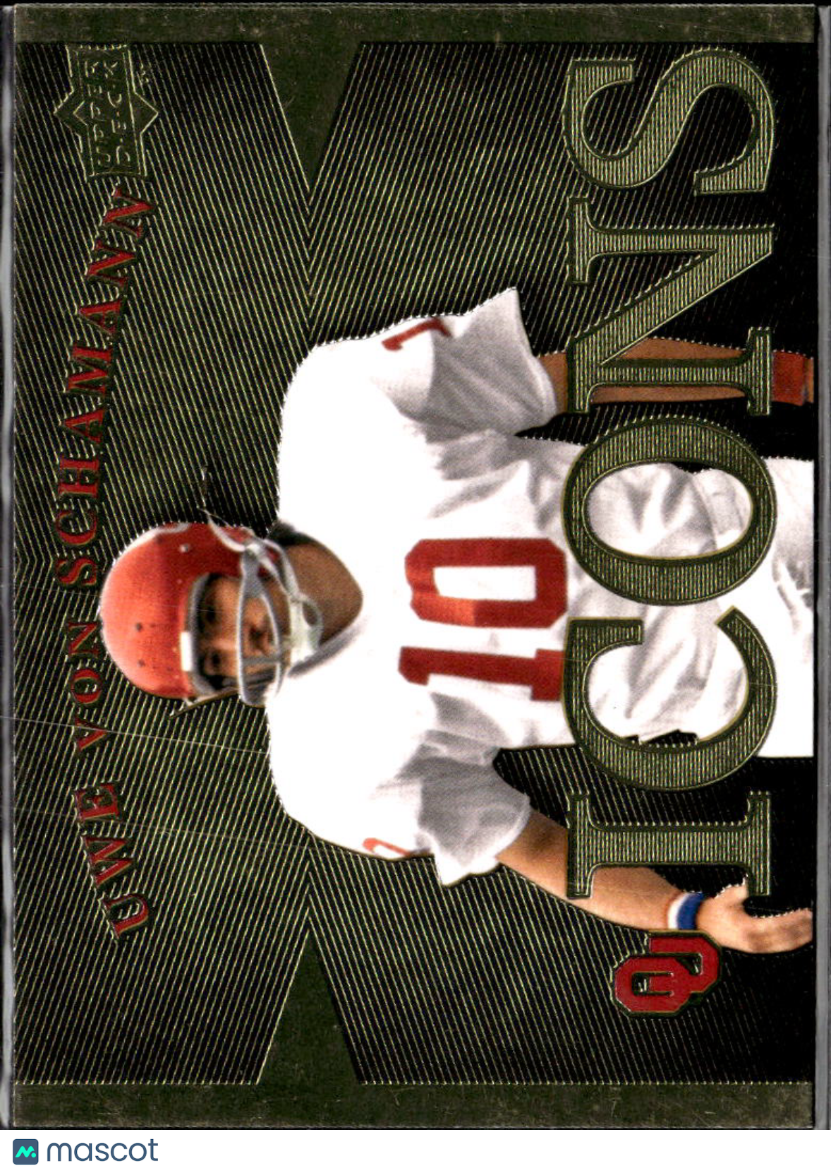 Uwe von Schamann 2011 Upper Deck Icons Oklahoma Sooners