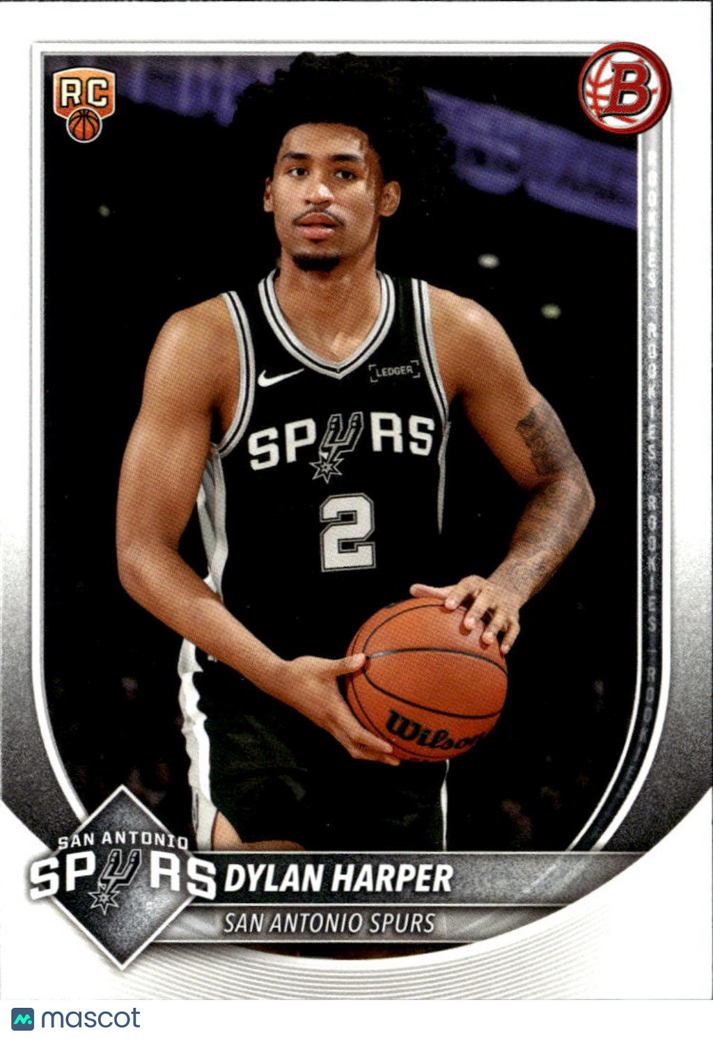 Dylan Harper 2025 Bowman Rookie RC San Antonio Spurs