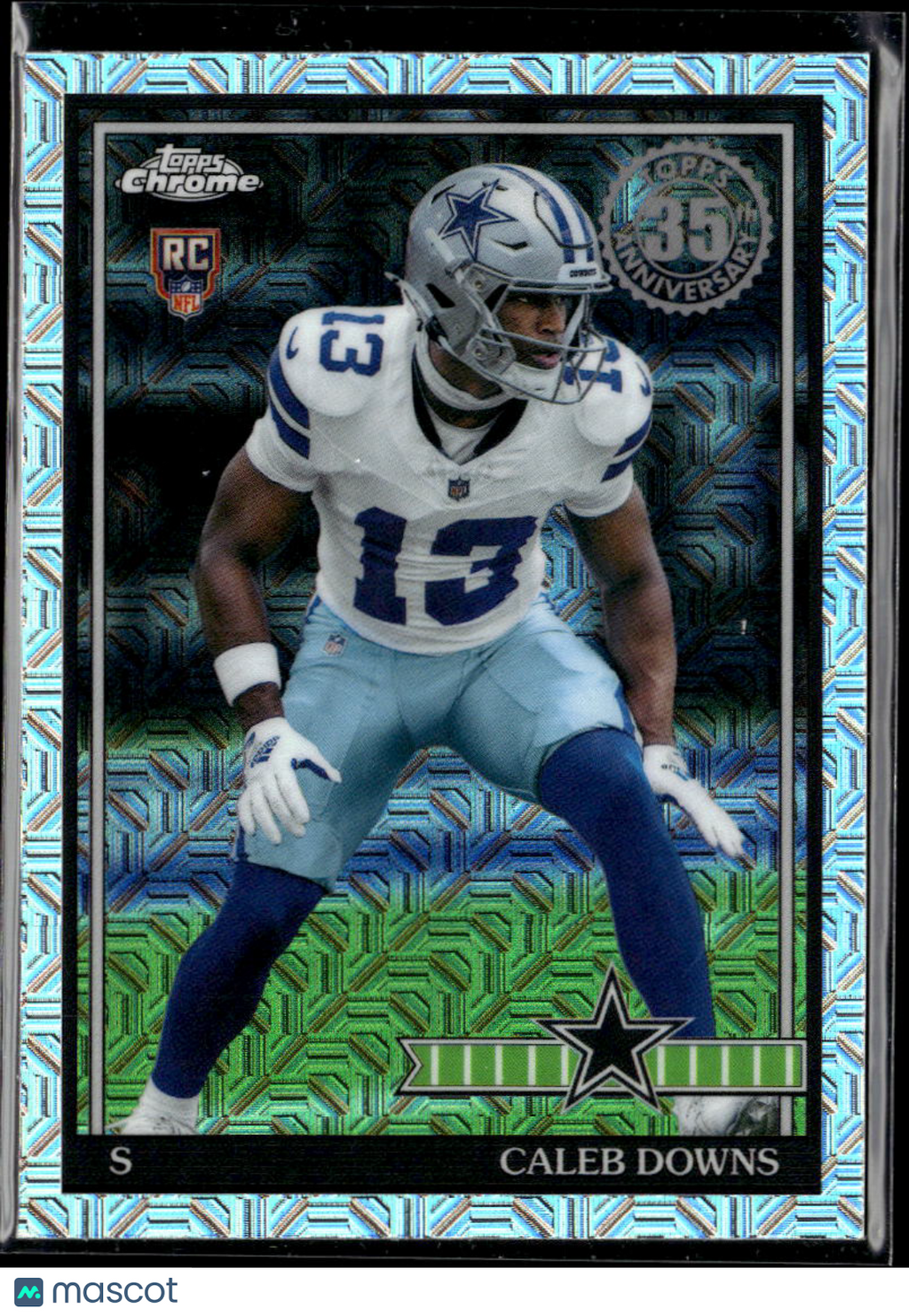 Caleb Downs 2026 Topps Chrome Silver Pack Rookie RC Dallas Cowboys