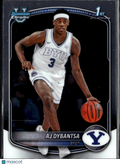 AJ Dybantsa 2025 Bowman Chrome University 1st Rookie RC BYU Cougars