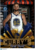 Stephen Curry 2025 Bowman Chrome Hobby Stars Golden State Warriors