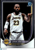 LeBron James 2025 Bowman Chrome Card Los Angeles Lakers