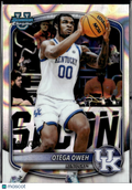 Otega Oweh 2025 Bowman Chrome Lava Refractor Kentucky Thunder /399