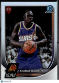 Khaman Maluach 2025 Bowman Chrome Red Rookie RC Phoenix Suns