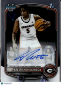Jeremiah Wilkinson 2025 Bowman Chrome Auto Autograph RC Georgia Bulldogs