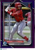 Joswa Lugo 2024 Bowman Chrome Purple Refractor /250 Los Angeles Angels