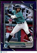 Harry Ford 2024 Bowman Chrome Purple Refractor /250 Seattle Mariners