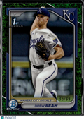 Drew Beam 2024 Bowman Chrome 1st Green Grass Refractor /99 Kansas City Royals