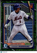 Yovanny Rodriguez 2024 Bowman Chrome Green Grass /99 New York Mets