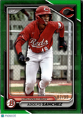 Adolfo Sanchez 2024 Bowman Green 87/99 Cincinnati Reds