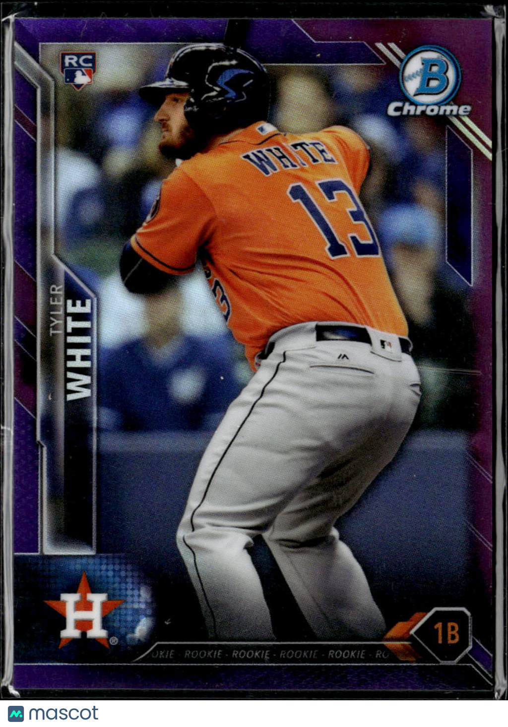 Tyler White 2016 Bowman Chrome RC Purple Refractor /250 Houston Astros