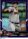 Jay Groome 2018 Bowman Chrome Purple Shimmer Refractor /655 Boston Red Sox