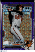 Heston Kjerstad 2021 Bowman Chrome Purple Shimmer /250 Baltimore Orioles