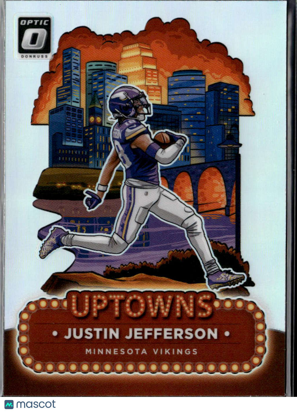 Justin Jefferson 2024 Optic Uptowns CASE HIT Minnesota Vikings