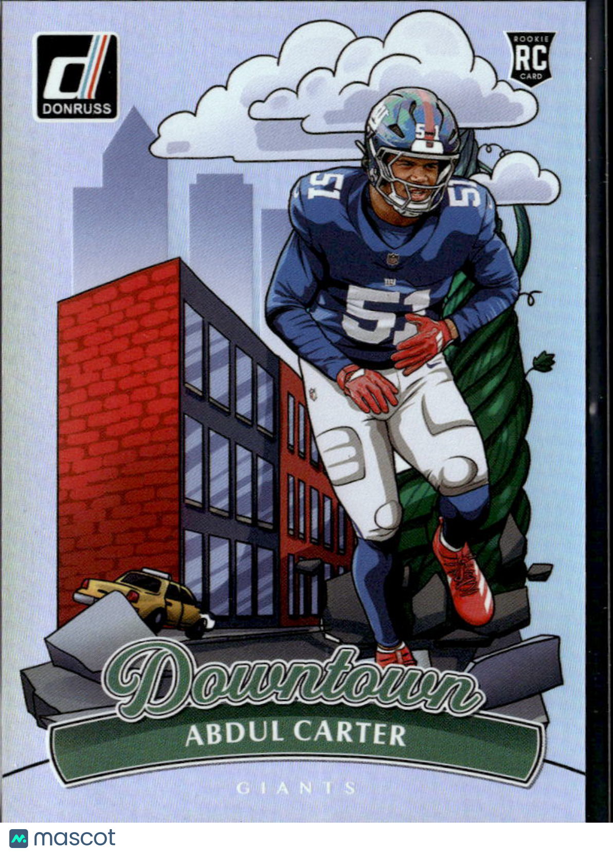 Abdul Carter 2025 Donruss DOWNTOWN CASE HIT Rookie RC New York Giants