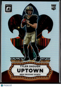 Tyler Shough 2025 Optic Uptown CASE HIT Rookie RC New Orleans Saints