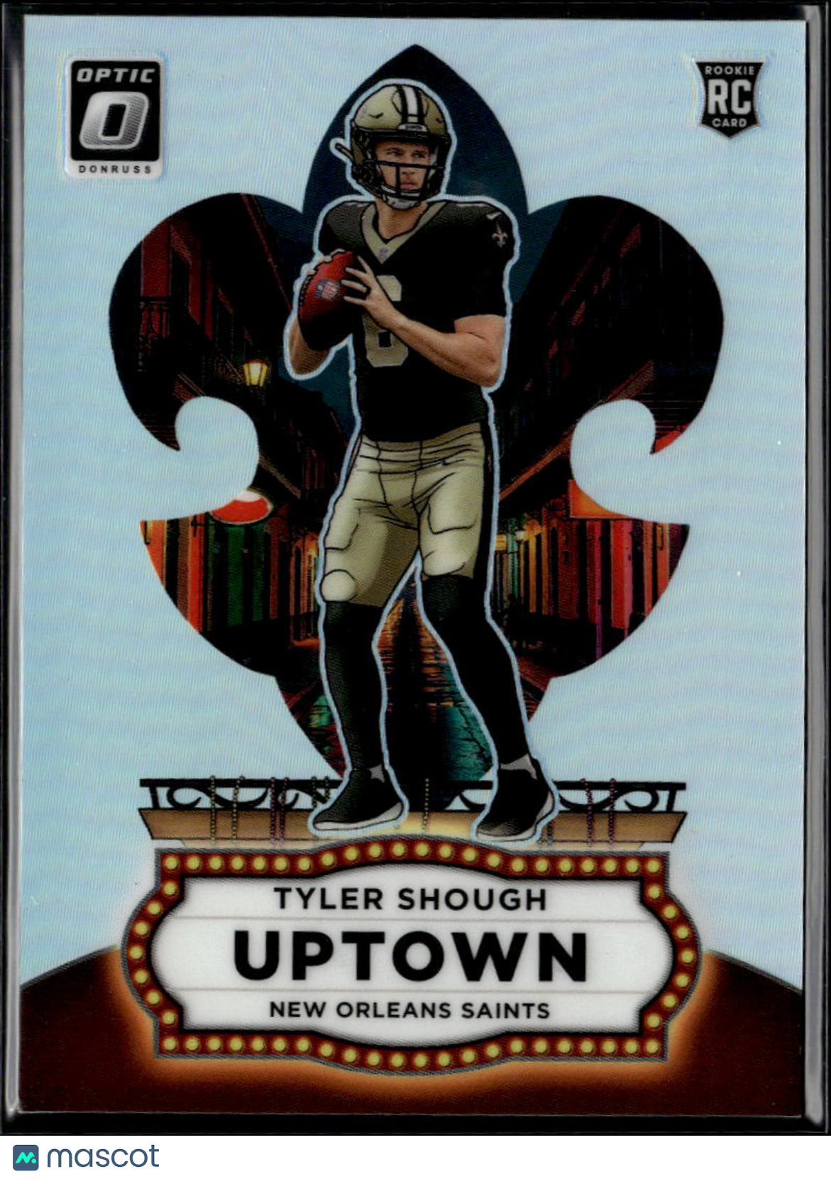 Tyler Shough 2025 Optic Uptown CASE HIT Rookie RC New Orleans Saints