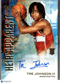 Tre Johnson III 2025-26 Court Kings Auto Autograph RC 84/99 Washington Huskies