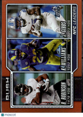 Jahmyr Gibbs Kyren Williams Bijan Robinson 2026 Topps Rush Orange 10/25