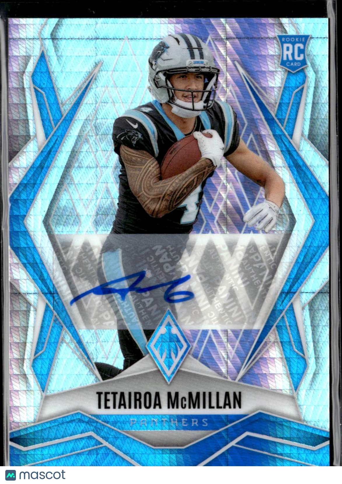 Tetairoa McMillan 2025 Phoenix Auto Autograph Rookie RC Carolina Panthers