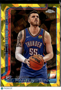 Isaiah Hartenstein 2025 Topps Chrome Sapphire GOLD Refractor 43/50 OKC Thunder